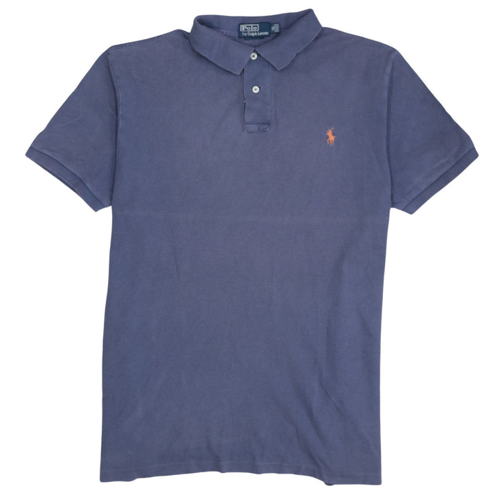 Ralph Lauren Men's Blue Cotton Polo Shirt XL Short Sleeve