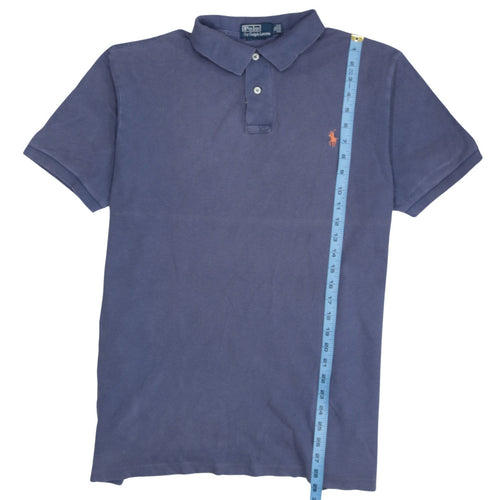 Ralph Lauren Men's Blue Cotton Polo Shirt XL Short Sleeve