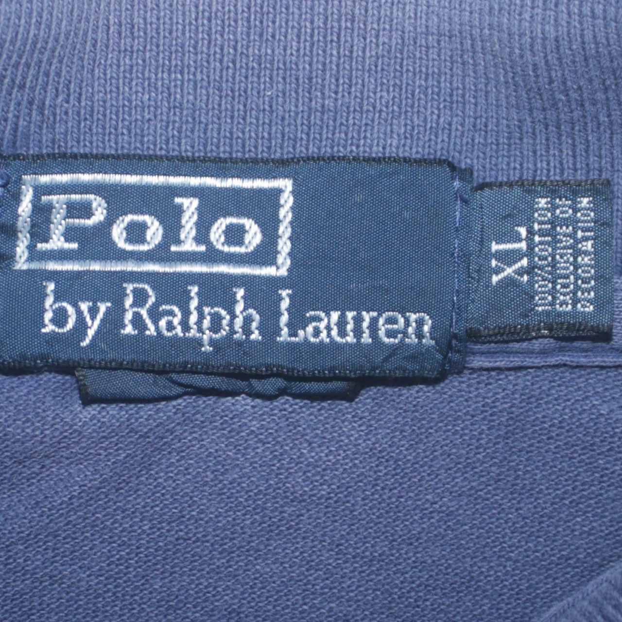 Ralph Lauren Men's Blue Cotton Polo Shirt XL Short Sleeve