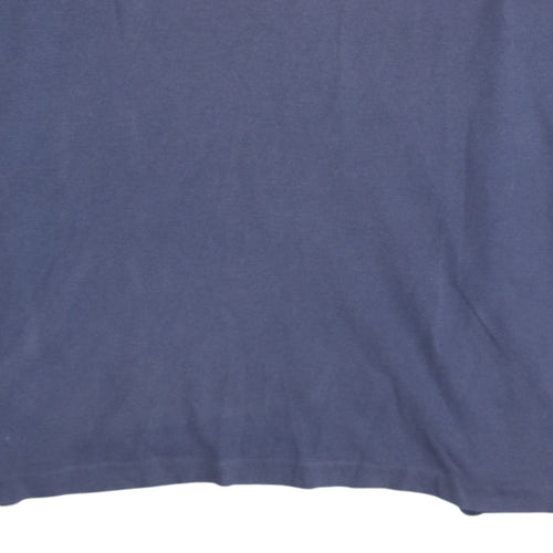 Ralph Lauren Men's Blue Cotton Polo Shirt XL Short Sleeve