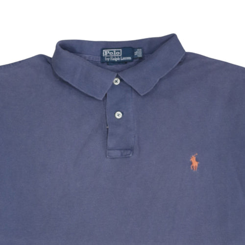 Ralph Lauren Men's Blue Cotton Polo Shirt XL Short Sleeve