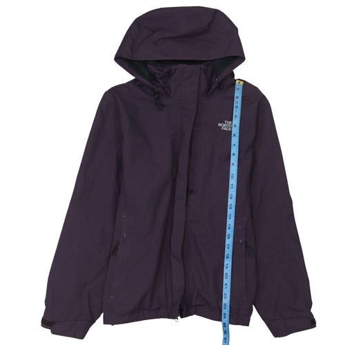 The North Face Womens Purple Waterproof Hooded Rain Jacket M