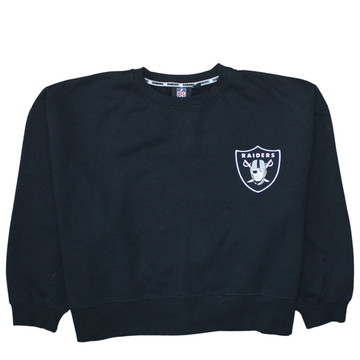 Primark NFL Raiders Black Cotton Crew Neck Sweatshirt Women’s XL