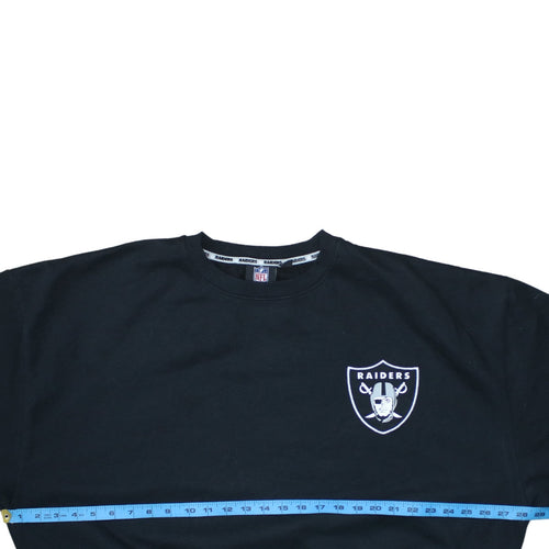 Primark NFL Raiders Black Cotton Crew Neck Sweatshirt Women’s XL