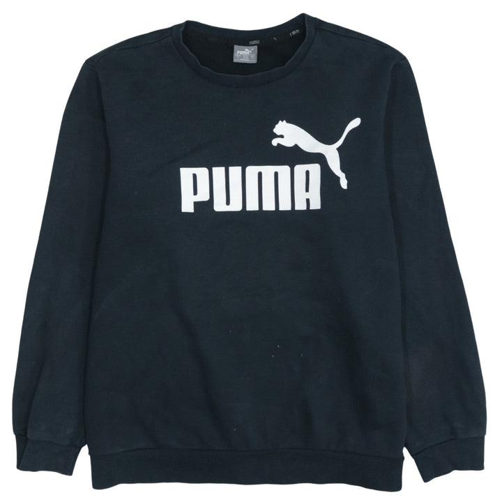 Puma Men's Black XL Crew Neck Pullover Sweatshirt