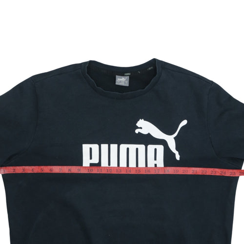 Puma Men's Black XL Crew Neck Pullover Sweatshirt