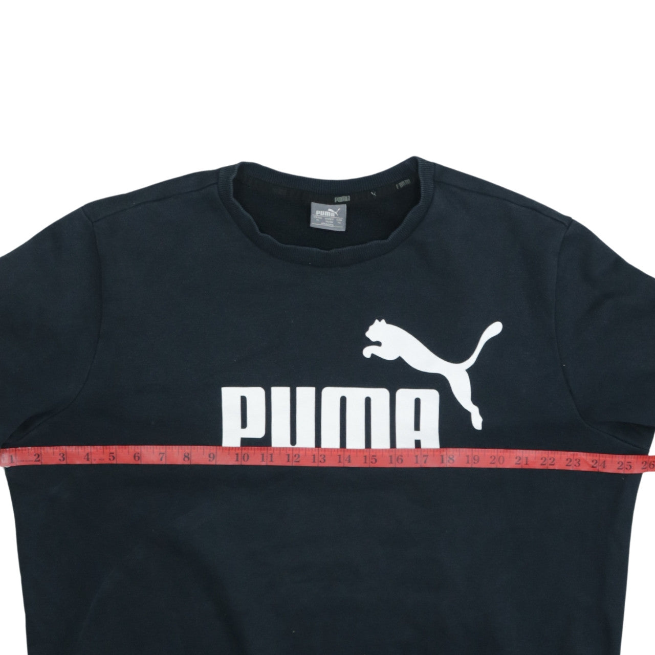 Puma Men's Black XL Crew Neck Pullover Sweatshirt
