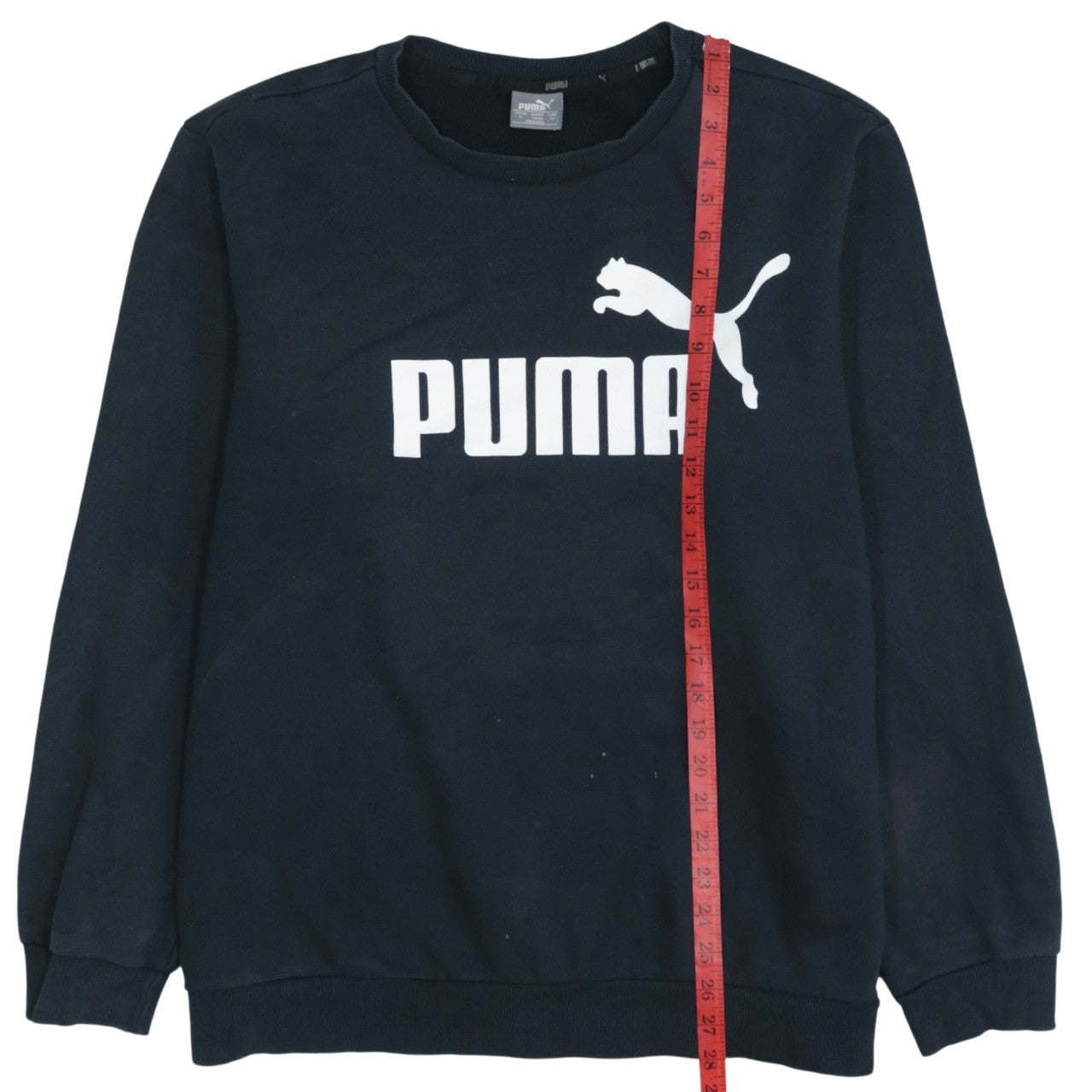 Puma Men's Black XL Crew Neck Pullover Sweatshirt