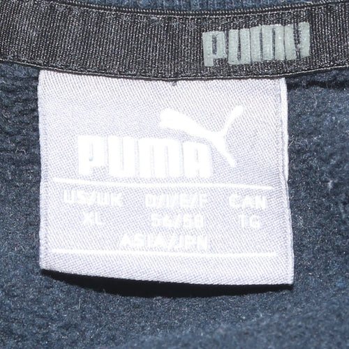 Puma Men's Black XL Crew Neck Pullover Sweatshirt