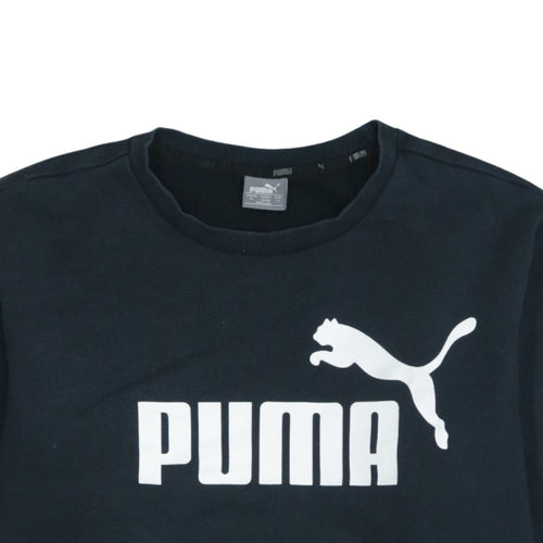Puma Men's Black XL Crew Neck Pullover Sweatshirt
