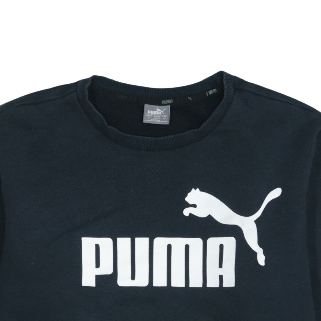Puma Men's Black XL Crew Neck Pullover Sweatshirt