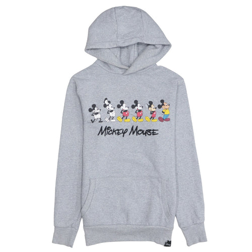 Disney Pull & Bear Women Grey Mickey Mouse Pullover Hoodie Size S