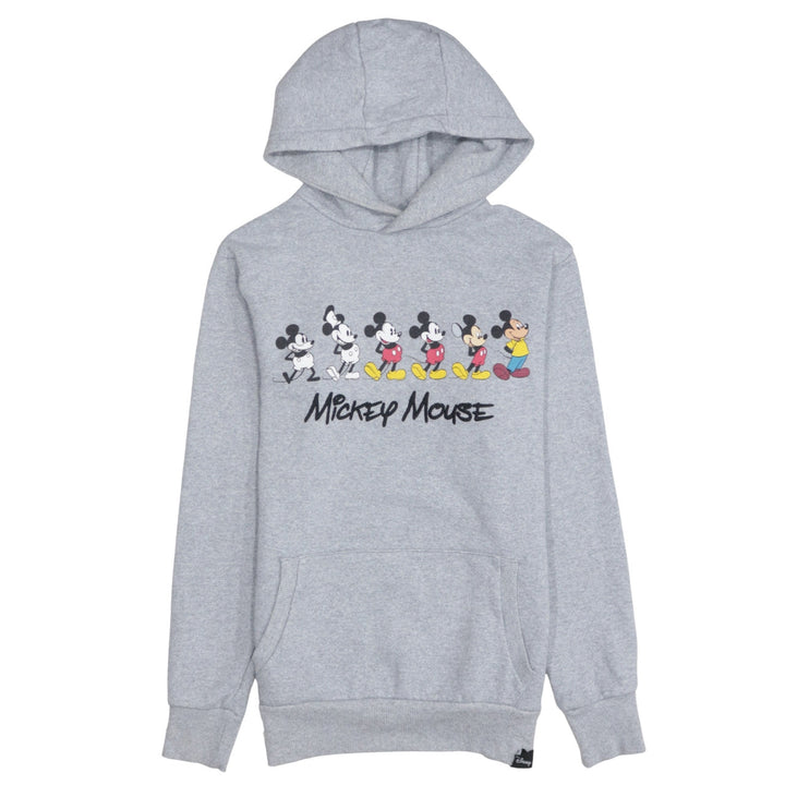 Disney Pull & Bear Women Grey Mickey Mouse Pullover Hoodie Size S