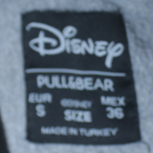 Disney Pull & Bear Women Grey Mickey Mouse Pullover Hoodie Size S