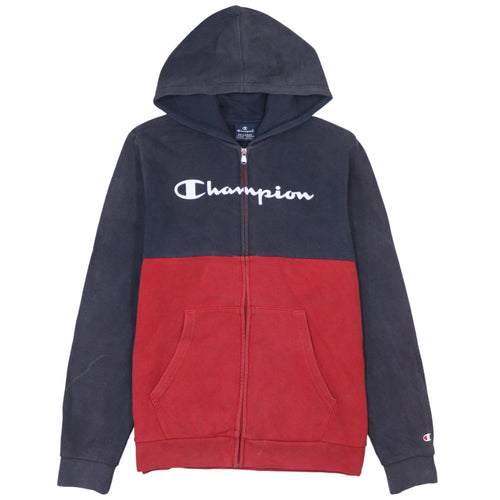 Champion Boys Multicoloured Full Zip Hoodie 15-16 Years Logo Fleece