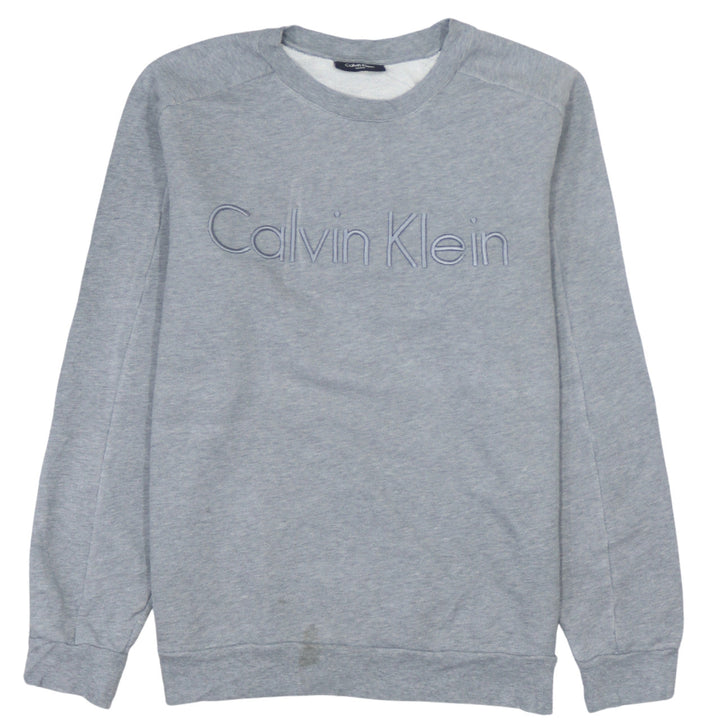 Calvin Klein Men's Grey Medium Pullover Sweatshirt