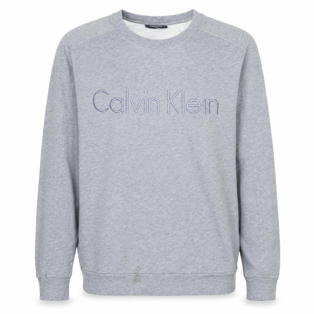 Calvin Klein Men's Grey Medium Pullover Sweatshirt