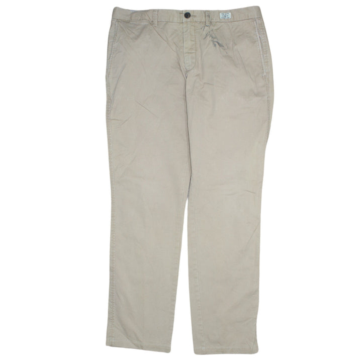 Tommy Hilfiger Men's Beige Chino Trousers Size 36x34 Regular Fit