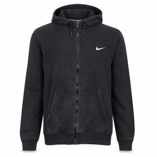 Nike Men's Black Full Zip Hoodie Size M Sports Fleece Sweatshirt