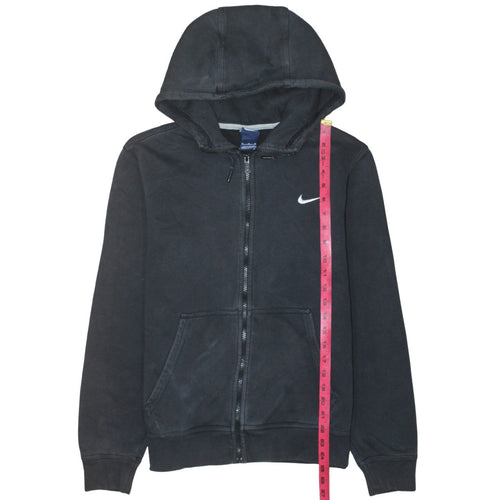 Nike Men's Black Full Zip Hoodie Size M Sports Fleece Sweatshirt