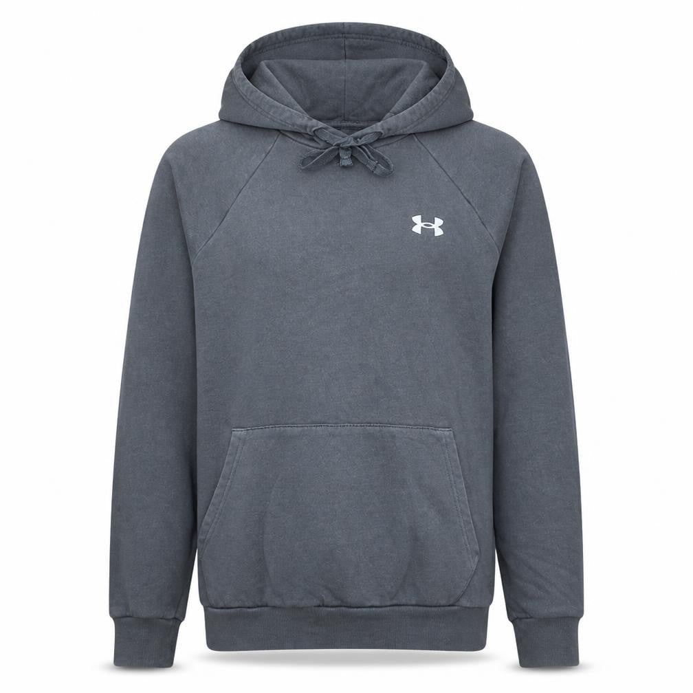 Under Armour Men's Grey Pullover Hoodie Small Loose Fit Sportswear