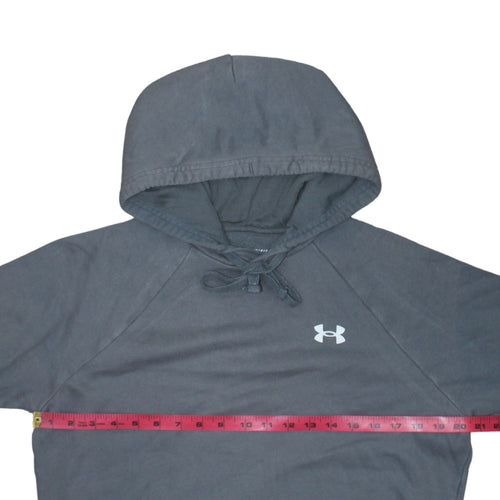 Under Armour Men's Grey Pullover Hoodie Small Loose Fit Sportswear