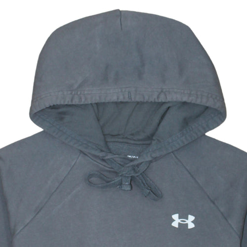 Under Armour Men's Grey Pullover Hoodie Small Loose Fit Sportswear