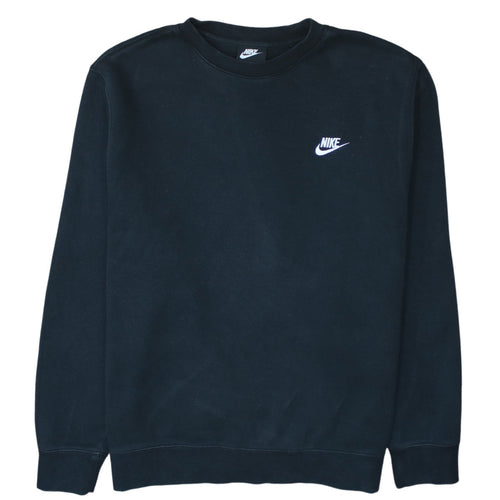 Nike Men's Black L Pullover Crew Neck Fleece Sweatshirt