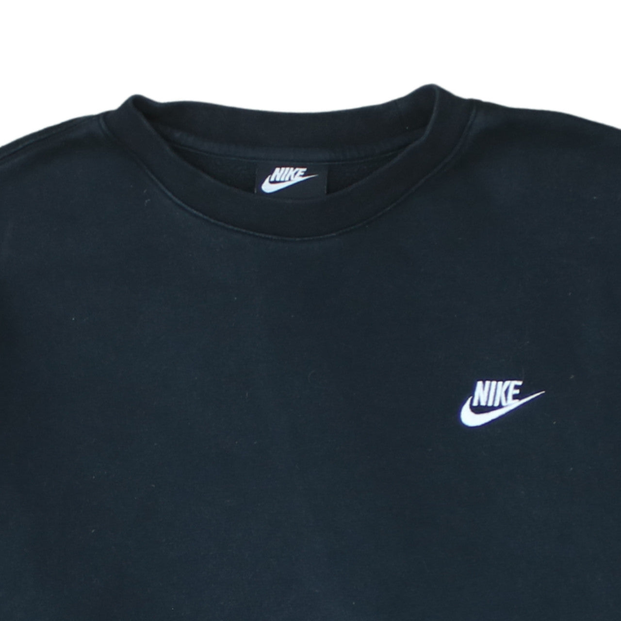 Nike Men's Black L Pullover Crew Neck Fleece Sweatshirt