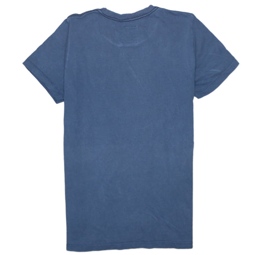 Levi's Boys Blue Graphic Logo T-Shirt Size 16 Years Cotton Crew Neck
