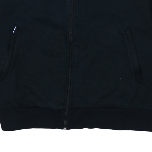 Adidas Men's Black Large Track Jacket Essentials Full Zip Athletic