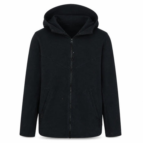 Nike Men's Black Full Zip Hoodie XS - Lightweight Sportswear