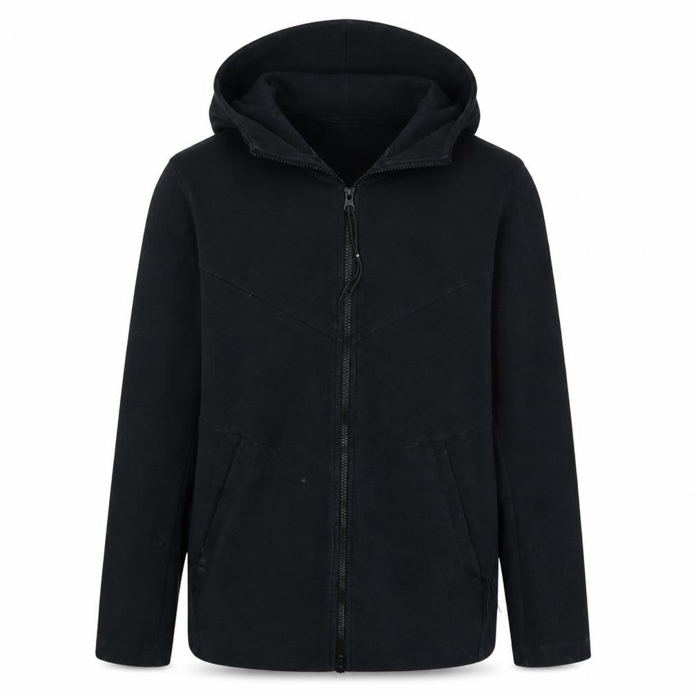 Nike Men's Black Full Zip Hoodie XS - Lightweight Sportswear