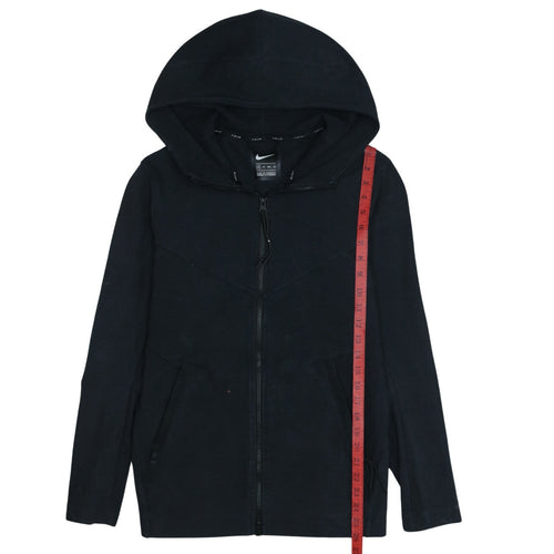 Nike Men's Black Full Zip Hoodie XS - Lightweight Sportswear