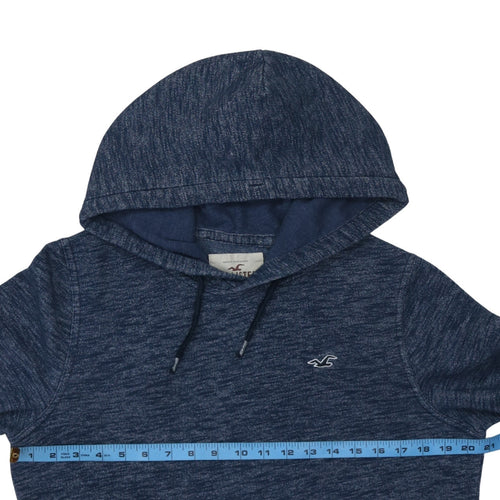Hollister Womens Blue Pullover Hoodie S - Hooded Sweatshirt
