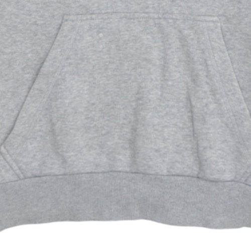 Adidas Men’s Grey Pullover Hoodie Size S Regular Fit Fleece