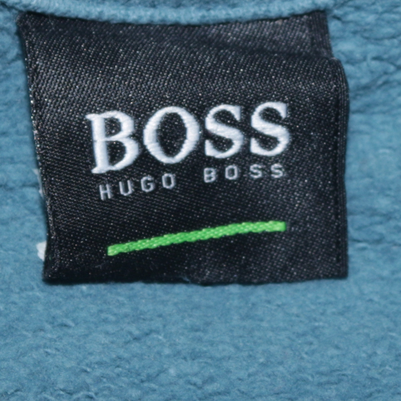 Hugo Boss Men's Blue Logo Crew Neck Pullover Sweatshirt Size L