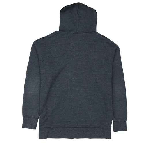Nike Women's Dark Grey Full Zip Hoodie XL Cotton Blend