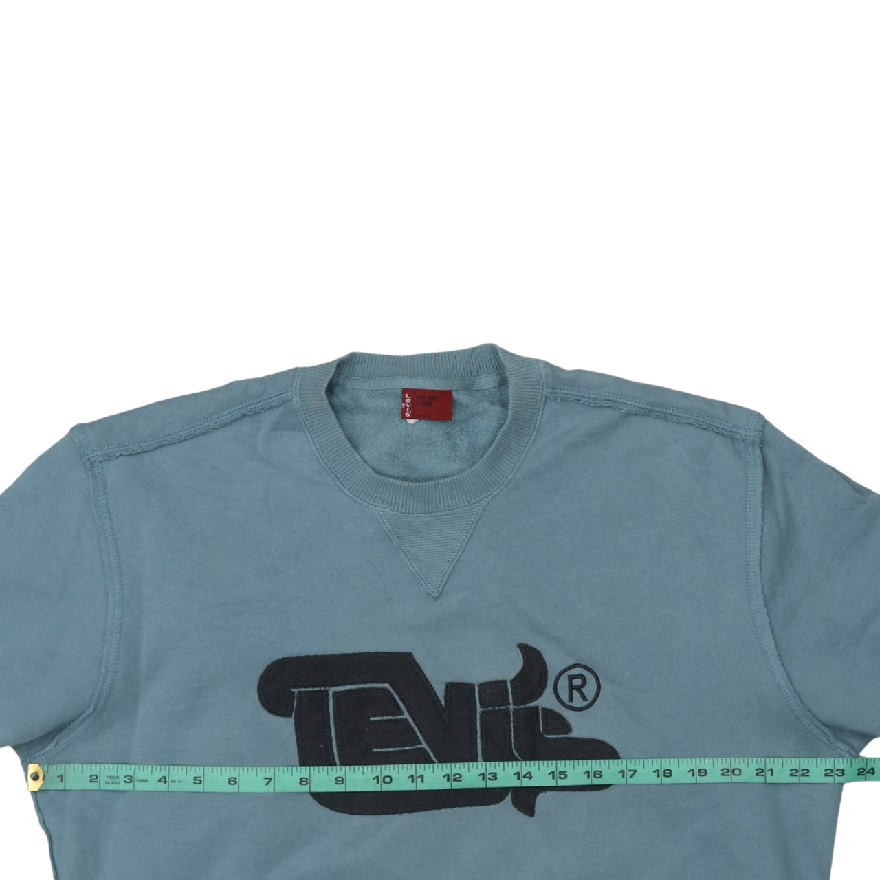 Levi's Men's Blue Crew Neck Pullover Sweatshirt Large
