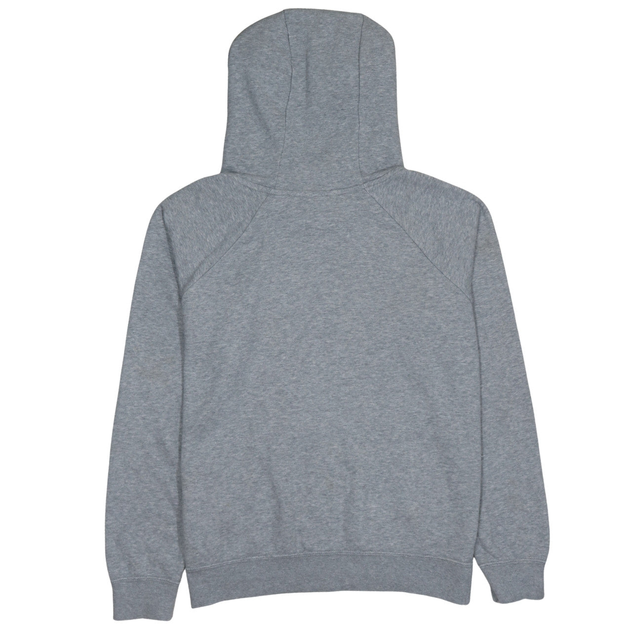 Nike Women’s Grey Pullover Hoodie Medium Cotton Blend Logo Sweatshirt