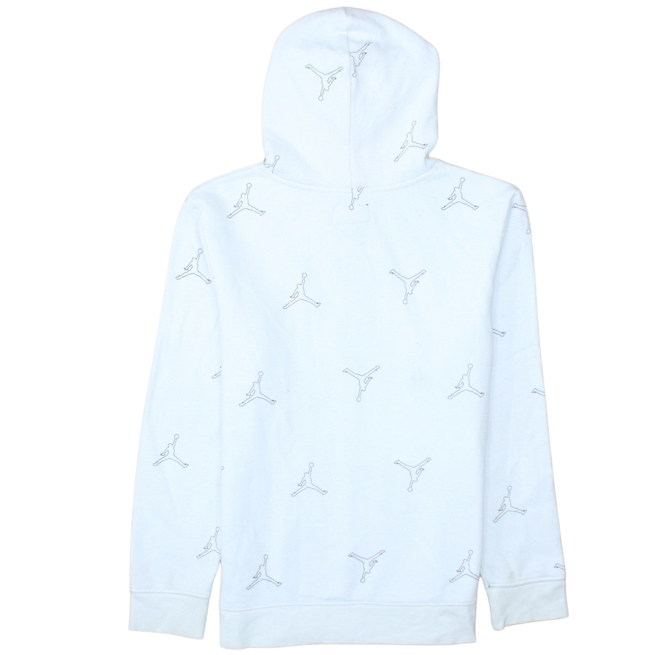 Jordan Boys White Pullover Hoodie 15-16 Years Graphic Print Logo Sweatshirt