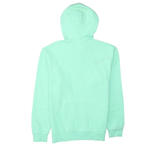 Adidas Womens Mint Green Hoodie Size 10 Cotton Pullover Hooded Sweatshirt