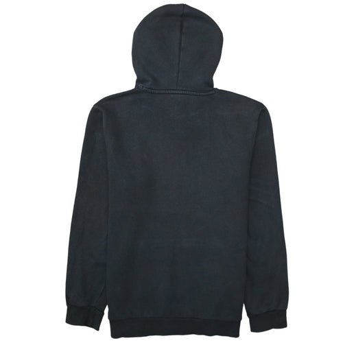 Puma Men's Black Small Pullover Hoodie with Logo Print