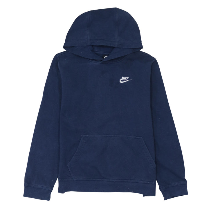 Nike Boys Navy Pullover Hoodie XL (158-170cm) Fleece Sweatshirt