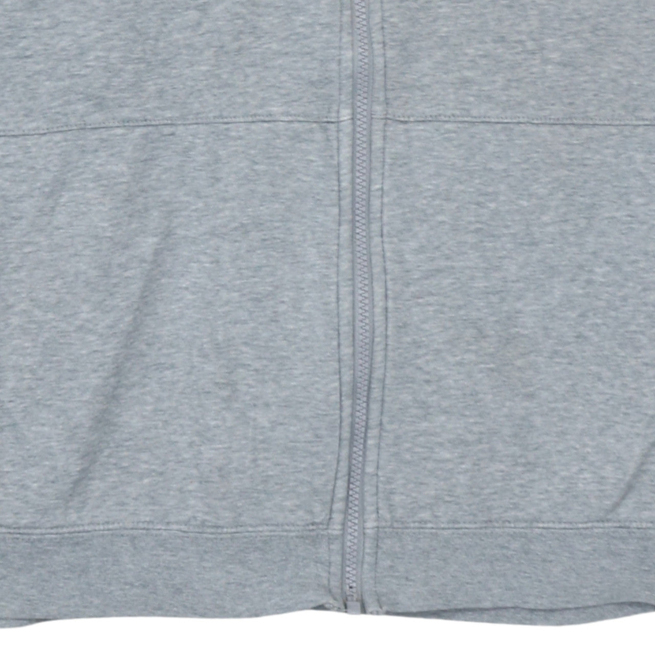 Nike Men's Grey Track Jacket Size L Full Zip Cotton Blend