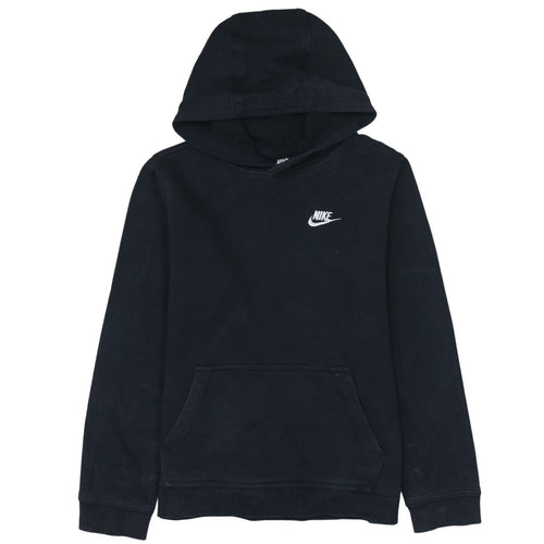 Nike Boys Black XL Pullover Hoodie Fleece Sweatshirt with Logo