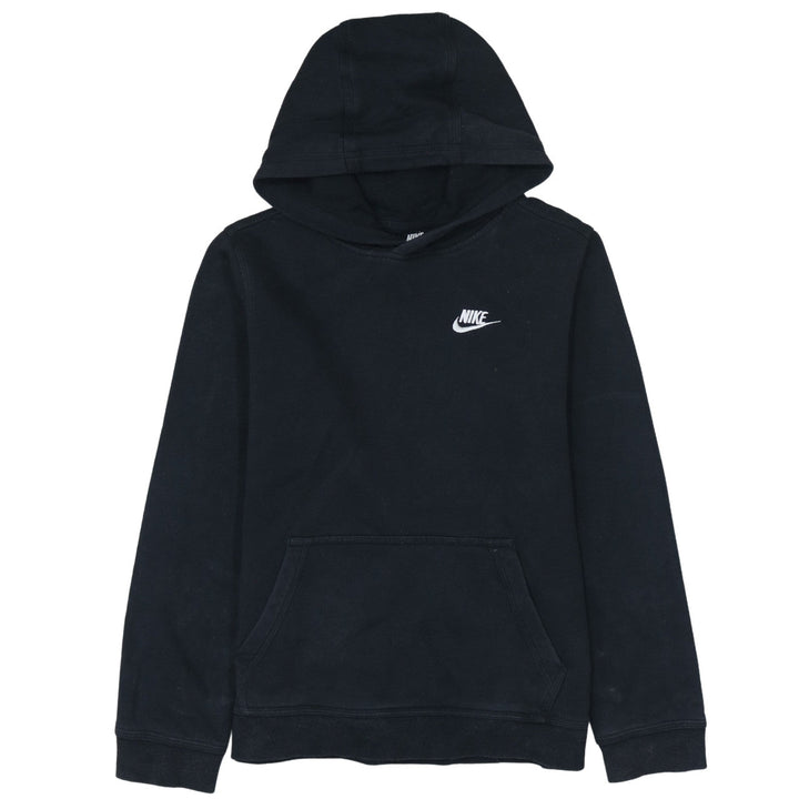 Nike Boys Black XL Pullover Hoodie Fleece Sweatshirt with Logo