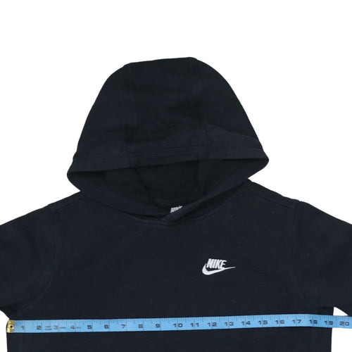 Nike Boys Black XL Pullover Hoodie Fleece Sweatshirt with Logo