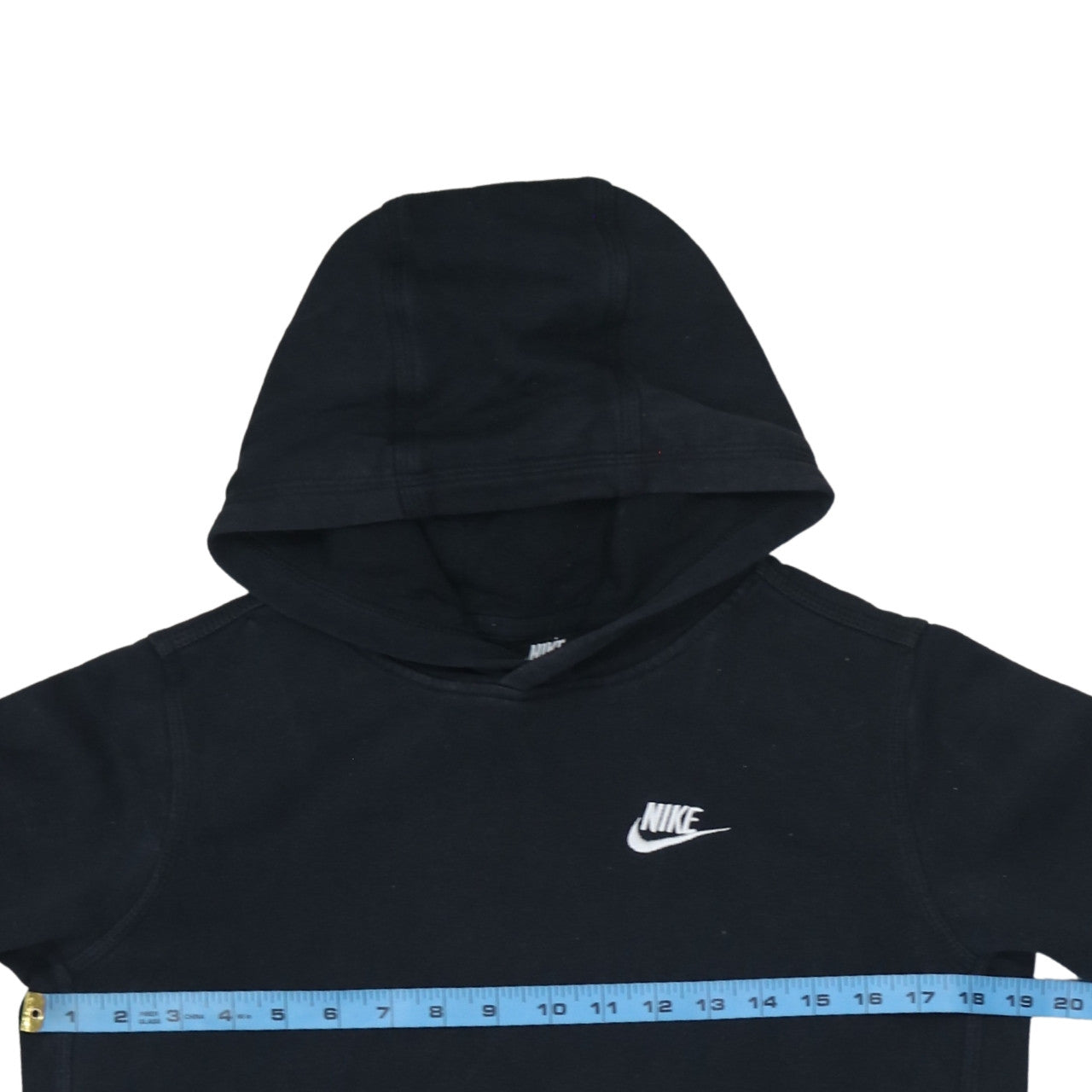 Nike Boys Black XL Pullover Hoodie Fleece Sweatshirt with Logo