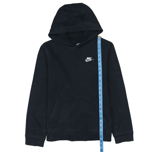 Nike Boys Black XL Pullover Hoodie Fleece Sweatshirt with Logo